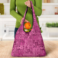 Hawaii Rainforest Beach Tropical Flowers Grocery Bag