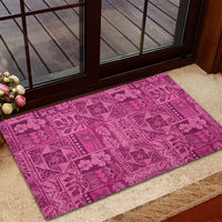 Hawaii Rainforest Beach Tropical Flowers Rubber Doormat LT14 - Polynesian Pride
