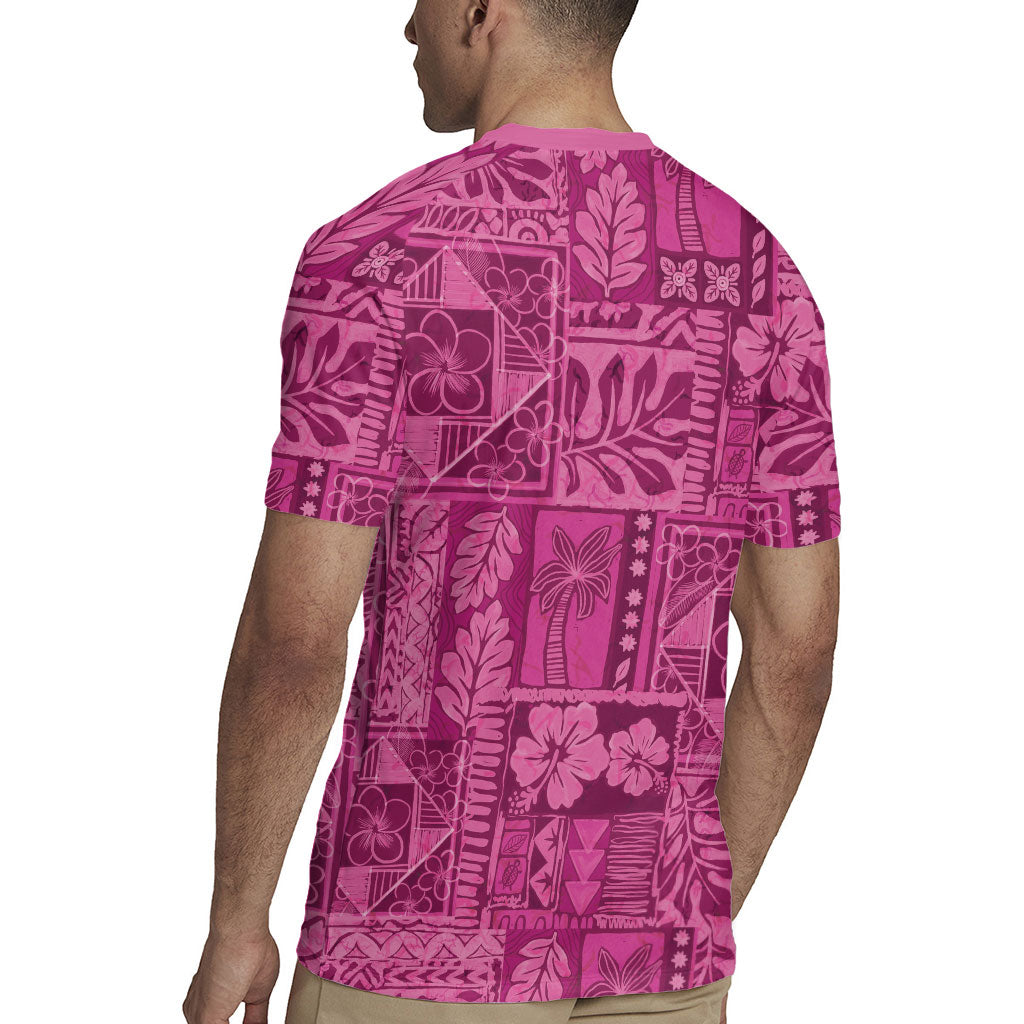 Hawaii Rainforest Beach Tropical Flowers Rugby Jersey LT14 - Polynesian Pride