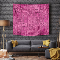 Hawaii Rainforest Beach Tropical Flowers Tapestry LT14 Pink - Polynesian Pride