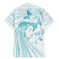 Polynesia Cervical Cancer Awareness Month Family Matching Mermaid Dress and Hawaiian Shirt Polynesian Women Faith Hope Love! LT14 - Polynesian Pride