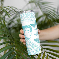 Polynesia Cervical Cancer Awareness Month Skinny Tumbler Polynesian Women Faith Hope Love! LT14 - Polynesian Pride