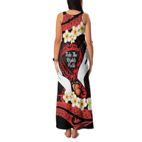 Polynesia AIDS Awareness Month Family Matching Tank Maxi Dress and Hawaiian Shirt Take The Rights Path Polynesian Pattern LT14 - Polynesian Pride