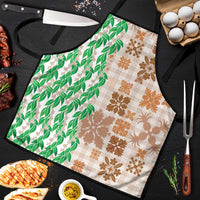 Aloha Hawaii Palaka Tuberose Lei Apron Hawaiian Quilt Seamless Style - Polynesian Pride