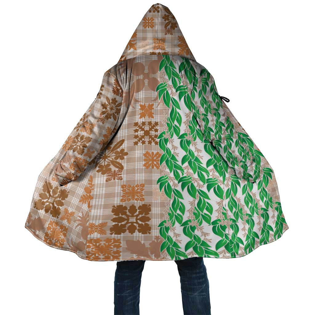 Aloha Hawaii Palaka Tuberose Lei Cloak Hawaiian Quilt Seamless Style - Polynesian Pride