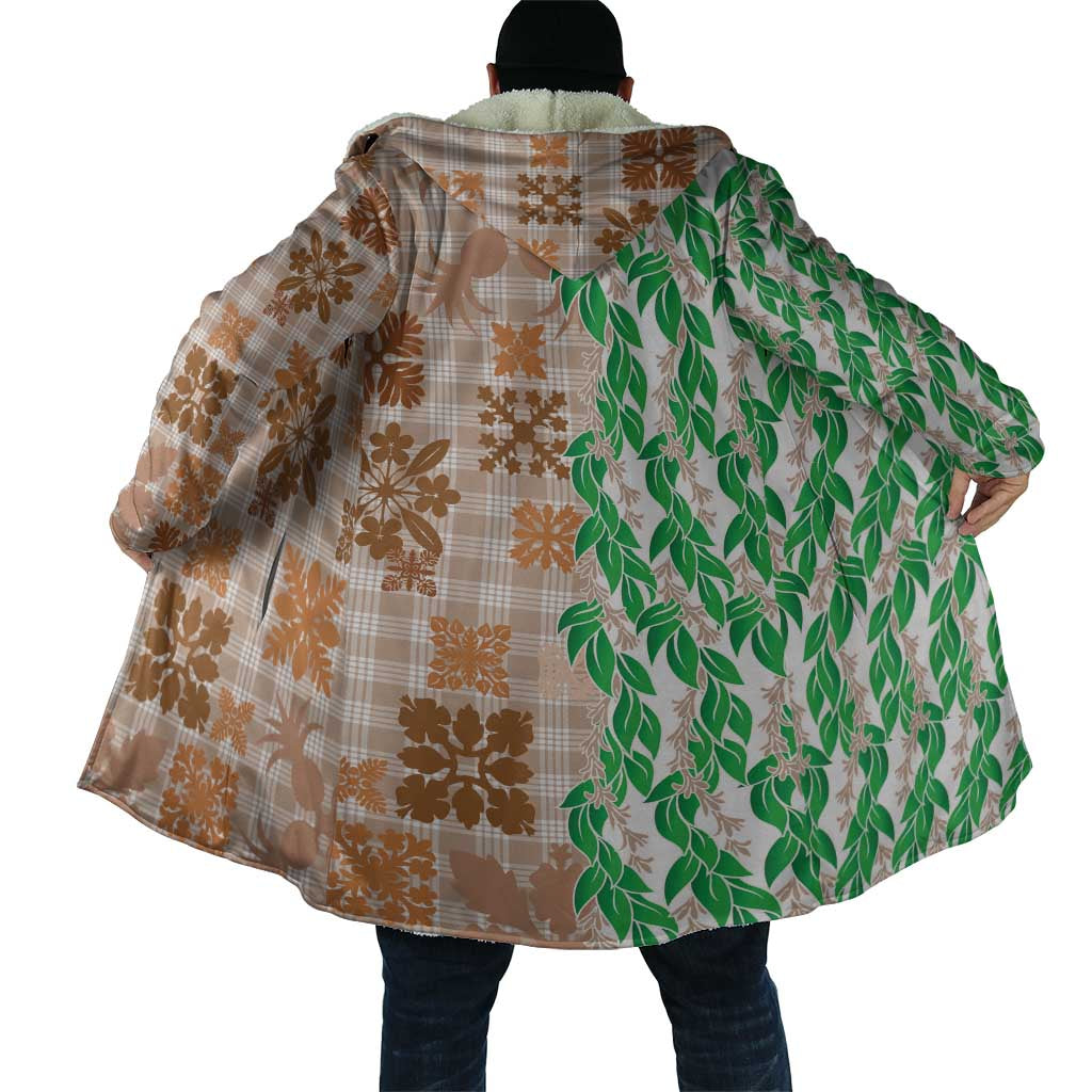Aloha Hawaii Palaka Tuberose Lei Cloak Hawaiian Quilt Seamless Style - Polynesian Pride