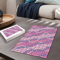 Pink Hawaii Palaka Honohono Pikake Puzzle Hawaiian Orchid Lei Polynesian Pattern LT14 - Polynesian Pride