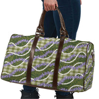 Green Hawaii Palaka Honohono Pikake Travel Bag Hawaiian Orchid Lei Polynesian Pattern - Polynesian Pride