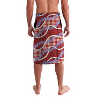 Red Hawaii Palaka Honohono Pikake Lavalava Hawaiian Orchid Lei Polynesian Pattern - Polynesian Pride