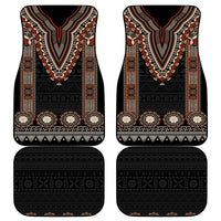 Bula Fiji Dashiki Vintage Fijian Masi Tapa Pattern Car Mats LT14 Brown - Polynesian Pride