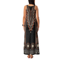 Bula Fiji Dashiki Vintage Fijian Masi Tapa Pattern Family Matching Tank Maxi Dress and Hawaiian Shirt LT14 - Polynesian Pride
