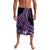 Purple Polynesia Easter Day Lavalava Eggs With Bunny Polynesian Pattern