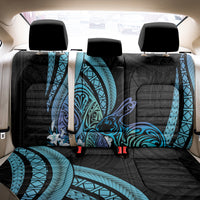 Turquoise Polynesia Easter Day Back Car Seat Cover Eggs With Bunny Polynesian Pattern LT14 - Polynesian Pride