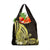 Yellow Polynesia Easter Day Grocery Bag Eggs With Bunny Polynesian Pattern