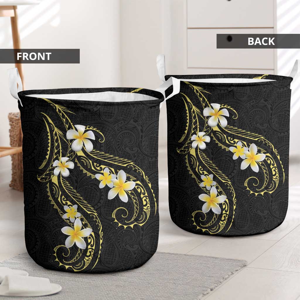 Polynesia Tattoo With Plumeria Laundry Basket Elegant Vibes