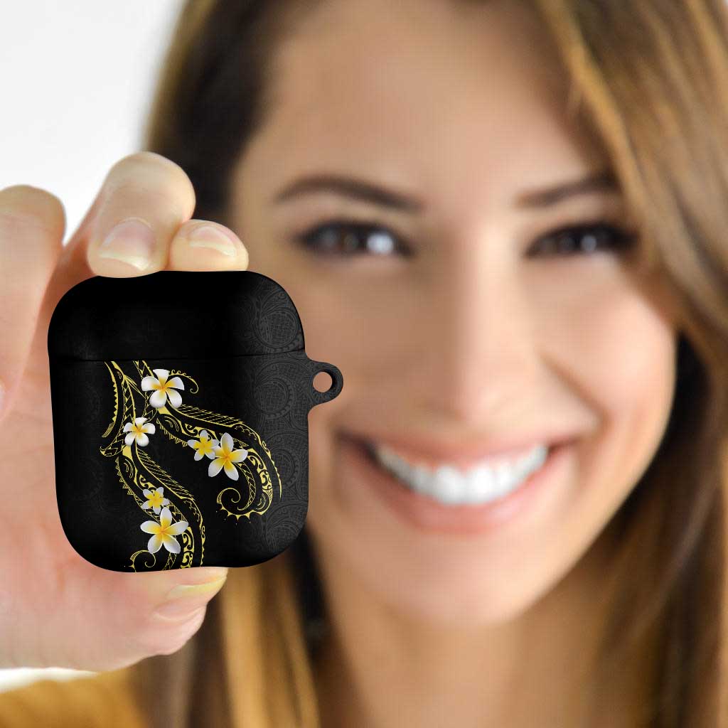 Polynesia Tattoo With Plumeria AirPods Case Elegant Vibes LT14 - Polynesian Pride