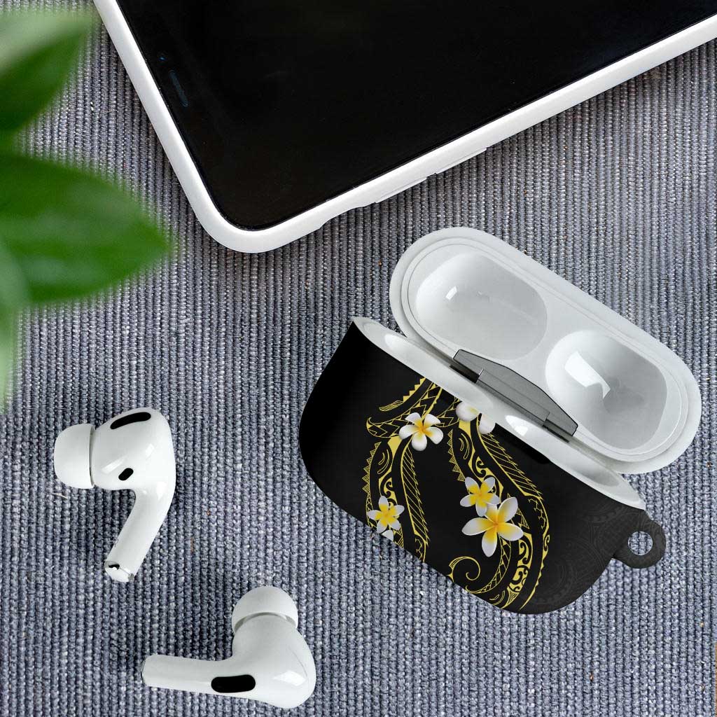 Polynesia Tattoo With Plumeria AirPods Case Elegant Vibes LT14 - Polynesian Pride