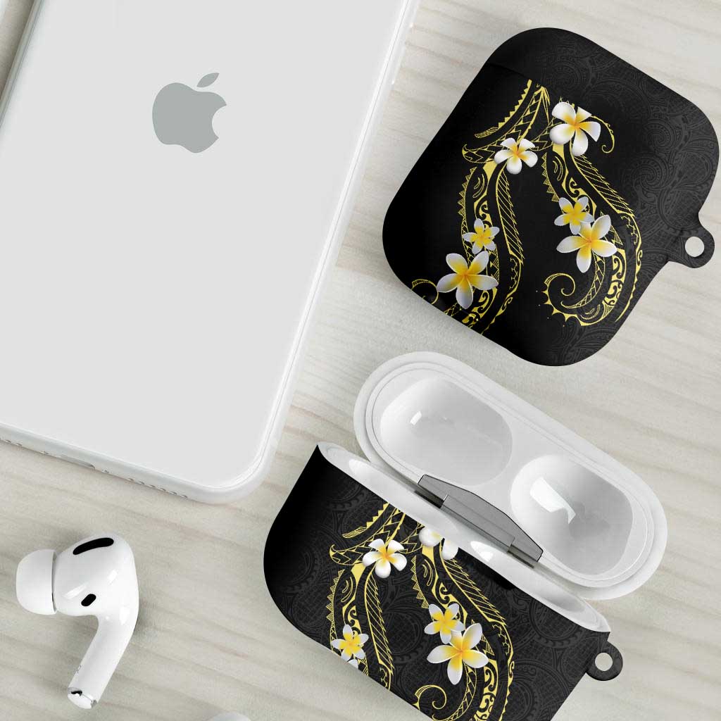 Polynesia Tattoo With Plumeria AirPods Case Elegant Vibes LT14 - Polynesian Pride