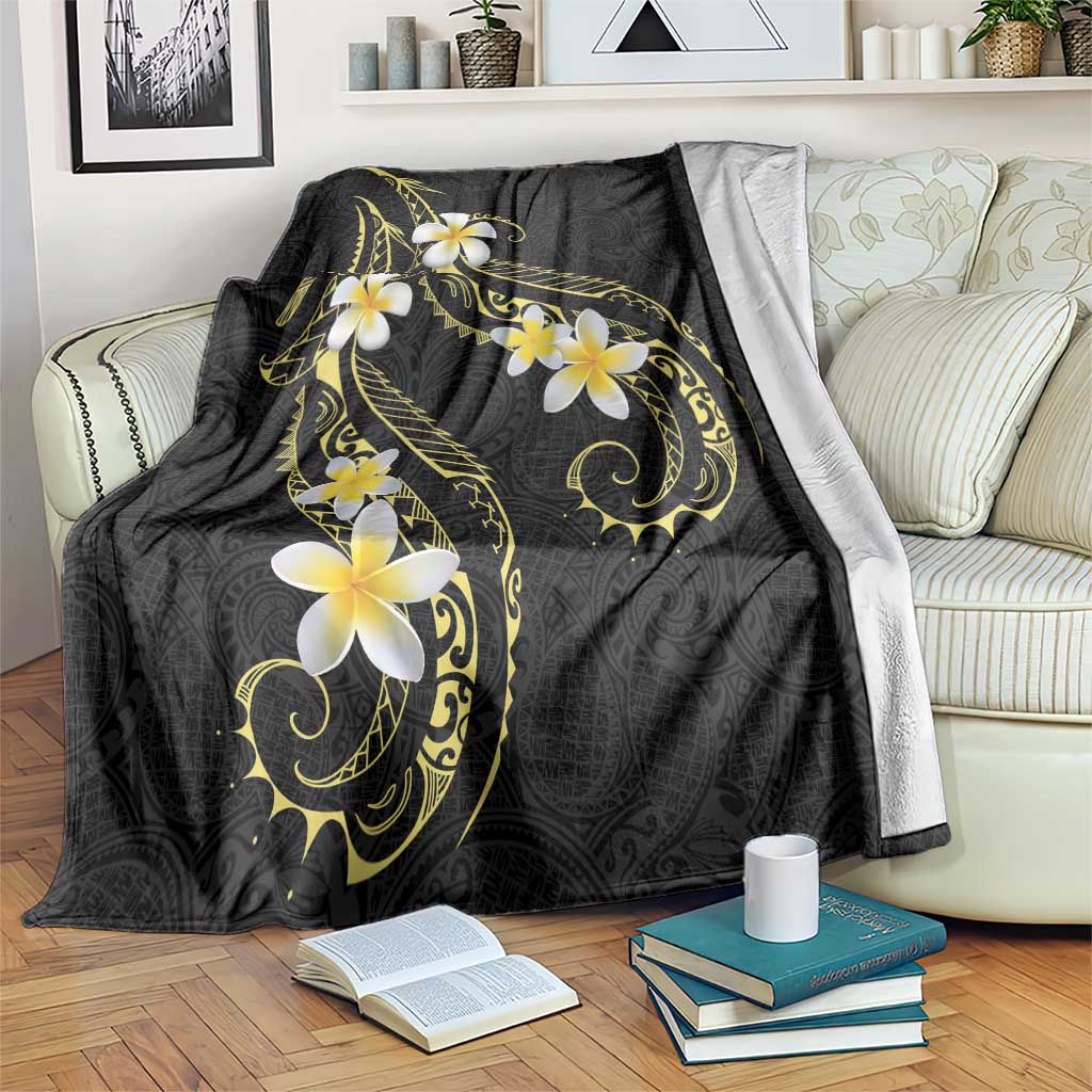Polynesia Tattoo With Plumeria Blanket Elegant Vibes