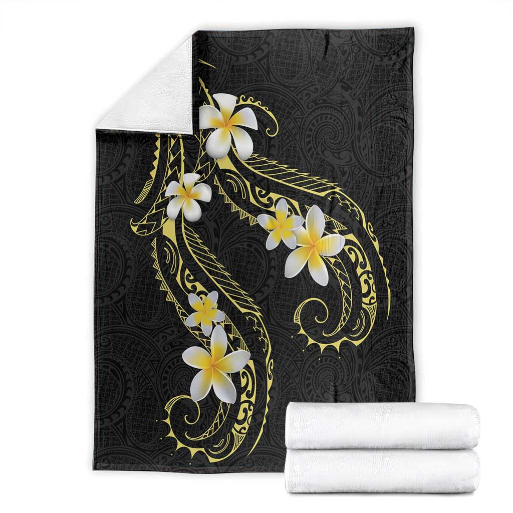 Polynesia Tattoo With Plumeria Blanket Elegant Vibes