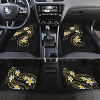 Polynesia Tattoo With Plumeria Car Mats Elegant Vibes