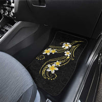 Polynesia Tattoo With Plumeria Car Mats Elegant Vibes
