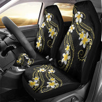Polynesia Tattoo With Plumeria Car Seat Cover Elegant Vibes