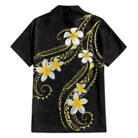 Polynesia Tattoo With Plumeria Family Matching Long Sleeve Bodycon Dress and Hawaiian Shirt Elegant Vibes LT14 - Polynesian Pride