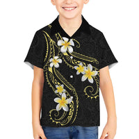 Polynesia Tattoo With Plumeria Family Matching Summer Maxi Dress and Hawaiian Shirt Elegant Vibes