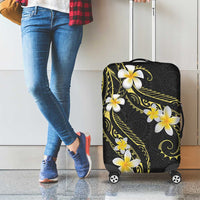 Polynesia Tattoo With Plumeria Luggage Cover Elegant Vibes
