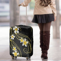 Polynesia Tattoo With Plumeria Luggage Cover Elegant Vibes