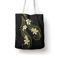 Polynesia Tattoo With Plumeria Tote Bag Elegant Vibes
