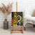 Vanuatu 1980 Canvas Wall Art Ni-Van Tamtam Sand Drawing Pattern