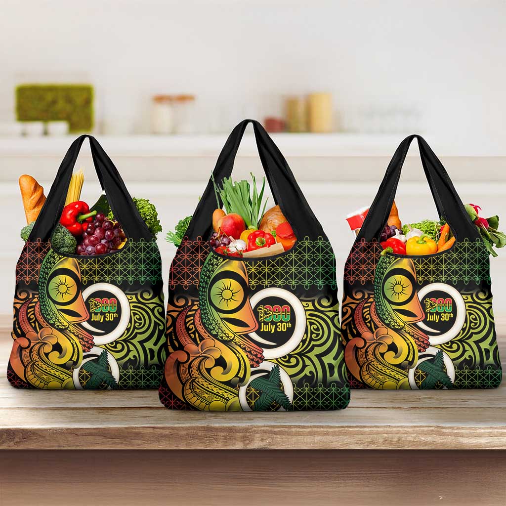 Vanuatu 1980 Grocery Bag Ni-Van Tamtam Sand Drawing Pattern