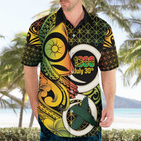 Vanuatu 1980 Hawaiian Shirt Ni-Van Tamtam Sand Drawing Pattern