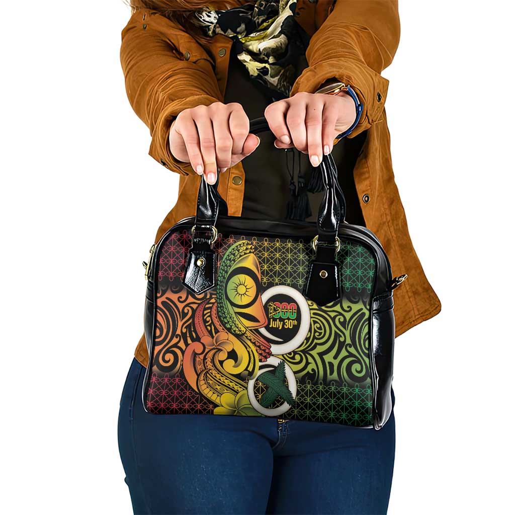 Vanuatu 1980 Shoulder Handbag Ni-Van Tamtam Sand Drawing Pattern