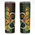 Vanuatu 1980 Skinny Tumbler Ni-Van Tamtam Sand Drawing Pattern