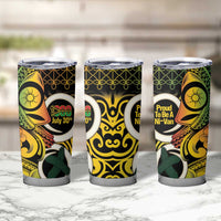Vanuatu 1980 Tumbler Cup Ni-Van Tamtam Sand Drawing Pattern