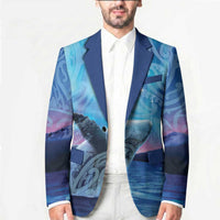 New Zealand Matariki Humpback Whale Blazer Paikea Maori New Year Blue Galaxy