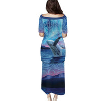 New Zealand Matariki Humpback Whale Puletasi Paikea Maori New Year Blue Galaxy