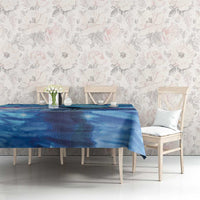 New Zealand Matariki Humpback Whale Tablecloth Paikea Maori New Year Blue Galaxy