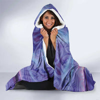 New Zealand Matariki Humpback Whale Hooded Blanket Paikea Maori New Year Purple Galaxy