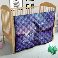 New Zealand Matariki Humpback Whale Quilt Paikea Maori New Year Purple Galaxy