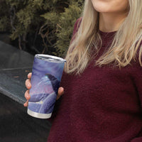 New Zealand Matariki Humpback Whale Tumbler Cup Paikea Maori New Year Purple Galaxy