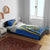 Solomon Islands Independence Day Bedding Set Happy 7 July Crocodile Flag Style