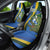 Solomon Islands Independence Day Car Seat Cover Happy 7 July Crocodile Flag Style