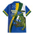 Solomon Islands Independence Day Family Matching Off Shoulder Maxi Dress and Hawaiian Shirt Happy 7 July Crocodile Flag Style