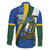 Solomon Islands Independence Day Family Matching Puletasi and Hawaiian Shirt Happy 7 July Crocodile Flag Style