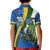 Solomon Islands Independence Day Kid Polo Shirt Happy 7 July Crocodile Flag Style