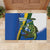 Solomon Islands Independence Day Rubber Doormat Happy 7 July Crocodile Flag Style